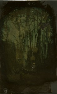 reversed image ( positive print ) with liquid emulsion