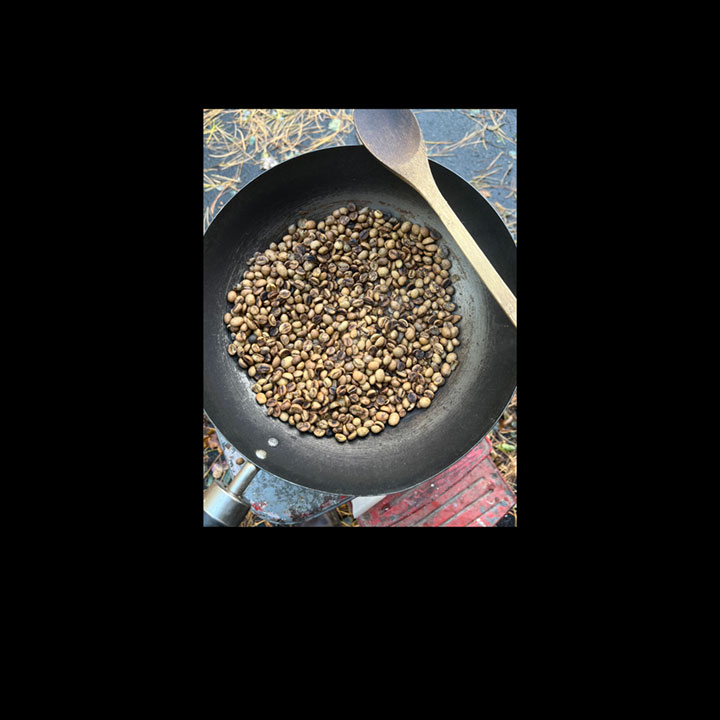 beans in the wok
